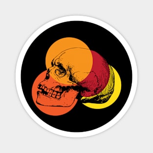 Retro Skull Magnet